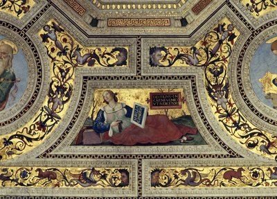 Vault of the Presbytery with the Cimmerian Sybil, Santa Maria del Popolo, Rome by Bernardino di Betto Pinturicchio